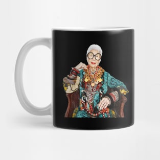 Iris Apfel Age 100 Years Happy Womans Day Mug